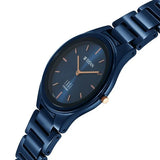 Titan Women's Edge Watch Analog Atlantic Blue Dial With Blue Ceramic Band, 2653QC03