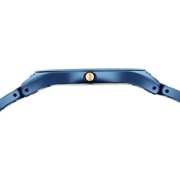 Titan Women's Edge Watch Analog Atlantic Blue Dial With Blue Ceramic Band, 2653QC03