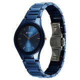 Titan Women's Edge Watch Analog Atlantic Blue Dial With Blue Ceramic Band, 2653QC03