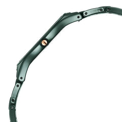 Titan, Women's Watch Edge Ceramic Collection, Green Dial Green Ceramic Strap, 2653QC06