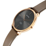 Titan Quartz Analog Men's Watch with Date and black Dial with brown leather strap Strap, 2654WL01