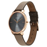 Titan Quartz Analog Men's Watch with Date and black Dial with brown leather strap Strap, 2654WL01