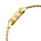 Titan Women's Quartz Analog Watch White Dial With Gold Metal Strap, 2656YM02