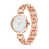 Titan Raga Chic Women's Watch Mother Of Pearl Dial With Rose Gold Stainless Steel  Band, 2659WM01