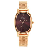 Titan Women's Raga Viva Collection Analog Watch, Brown Dial & Rose Gold Stainless Steel Strap, 2665WM01