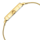 Titan Women's Raga Viva Collection Analog Watch, Champagne Dial & Golden Stainless Steel Strap, 2665YM01