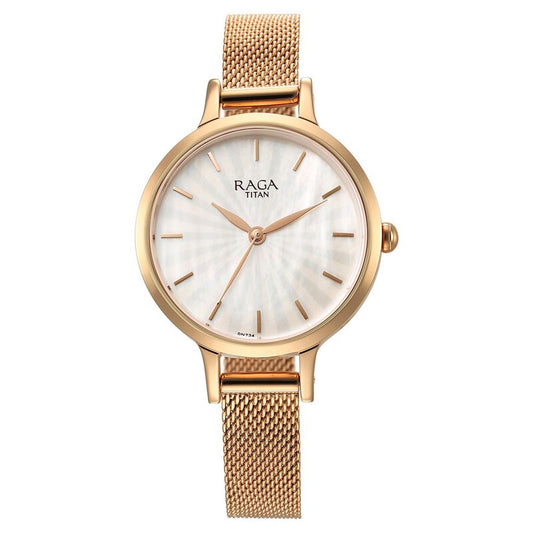 Titan, Women, Analog, Watch, Mother of pearl Dial, 2666WM01