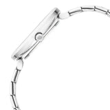 Titan Premium Workwear Women's Watch Analog Mother of Pearl Dial With Silver Stainless Steel Band, 2673SM02