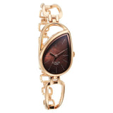 Titan Women's Watch Raga Chic Collection, Brown Dial Rose Gold Stainless Steel  Strap, 2688WM01