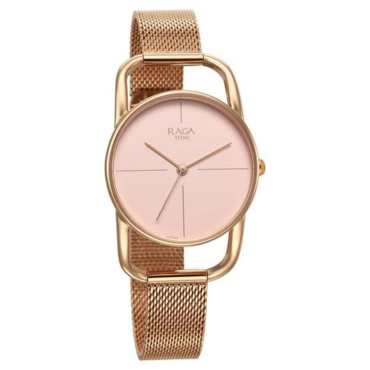 Titan, Men's, Analog Watch, Gold Dial, TI-2696WM01