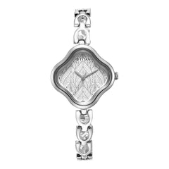 Titan Karishma Festive 23, Silver Dial Silver Metal Strap Watch for Women, 2701SM01