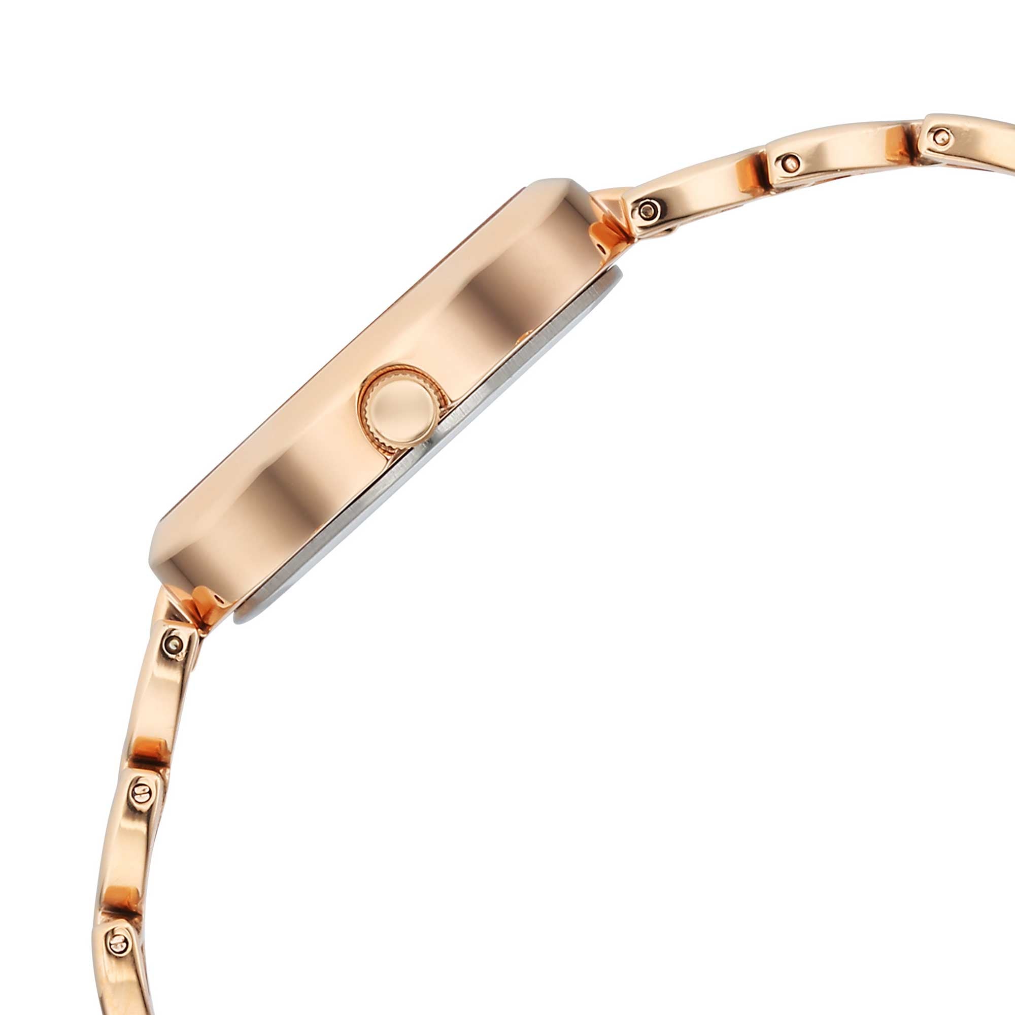 Titan Karishma Festive 23, Brown Dial Rose Gold Stainless Steel  Strap Watch for Women,270 - view 4
