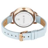Titan, Men's, Analog Watch, Blue Dial, with Leather Band, TI-2705WL01