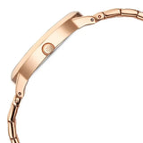 Titan Secluded Women's Watch Analog Mother of Pearl Dial with Rose Gold Stainless Steel Band, 2707WM01