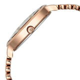 Titan Secluded Women's Watch Analog Silver Dial with Rose Gold Stainless Steel Band, 2709WM02