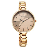 Titan, Men's, Analog Watch, Gold Dial, with Stainless Steel Band, TI-2714WM01