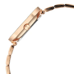 Titan Purple Stackables Analog Women's Watch, White Dial Rose Gold With Stainless Steel Strap, 2715WM01
