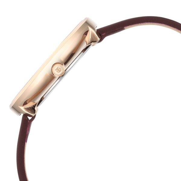 Titan Stackables Women's Watch Analog Brown Dial with Brown Leather Strap, 2718WL01
