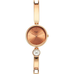 Titan Raga Power Pearls Analog Women's Watch, Rose Gold With Dial Rose Gold Stainless Steel  Pearl Strap, 2720WM01