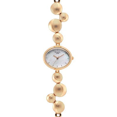 Titan Raga Power Pearls Analog Women's Watch, Mother Of Pearl Dial With Rose Gold Stainless Steel  Strap, 2721WM01