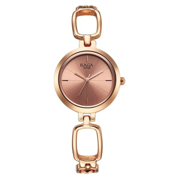Titan Raga Women's Analog Watch Silver Dial With Silver Stainless Steel Strap , 2725SM01