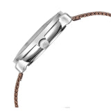 Titan Noir Women's Watch Analog Brown Dial With Brown Mesh Band, 2728KM02