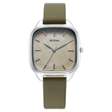 Titan Women's Watch Analog Beige Dial with Silver Stainless Steel Band, 2733SL01
