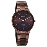Titan Women's Analog Watch, Brown Dial with Stainless Steel Band, 2734QM03