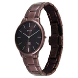 Titan Women's Analog Watch, Brown Dial with Stainless Steel Band, 2734QM03