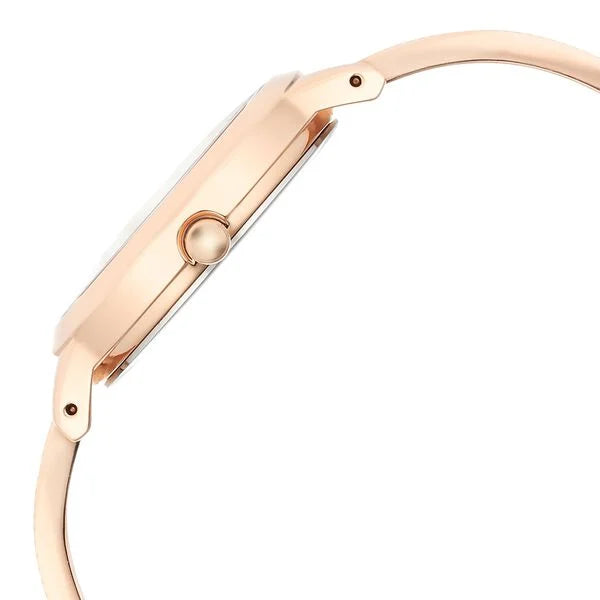 Titan Raga Memoirs Women's Watch Analog White Dial With Rose Gold Stainless Steel Band, 2754WM01