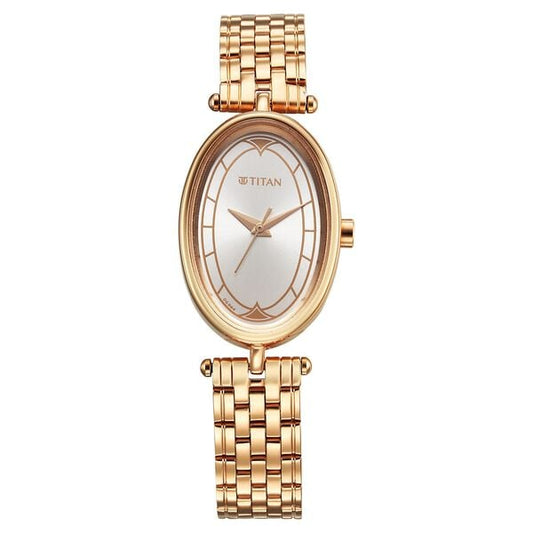 Titan, Women, Analog, Watch, Silver Dial, Stainless steel Strap, 2758WM01