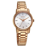 Titan Women's Watch Analog Silver Dial with Rose Gold Stainless Steel Band, 2760WM01
