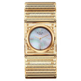 Titan Raga Ethereal Quartz Analog Women's Watch with White Mother Of Pearl Dial and Rose Gold Stainless Steel Strap, 2770WM01