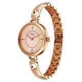 Titan Raga Contempore Quartz Analog Women's Watch with Rose Gold Mother Of Pearl Dial and Metal Strap, 2774WM01