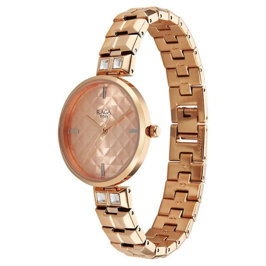 Titan, Men's, Analog Watch, Gold Dial, TI-2775WM01