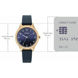 Titan, Men's, Analog Watch, Blue Dial, with Leather Band, TI-2781WL01