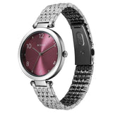 Titan Workwear Quartz Analog Women's Watch with Purple Dial and Stainless Steel Strap, 2783SM01