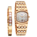Titan Women's Analog Watch, Mother of Pearl Dial with Stainless Steel Band, 2805WM01