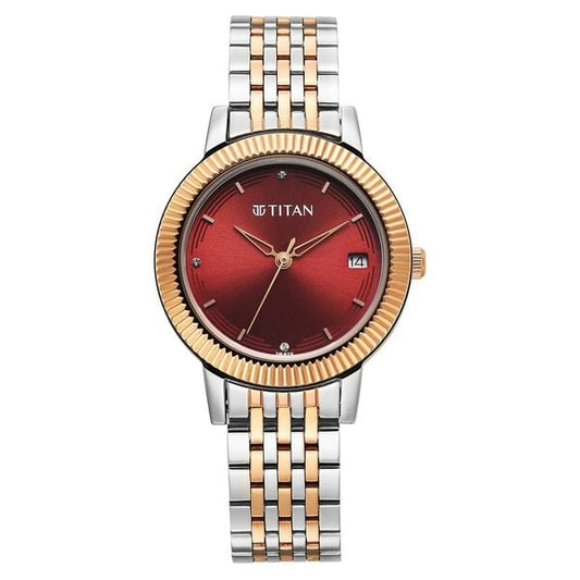Titan, Men's, Analog Watch, with Stainless Steel Band, TI-2968KM01