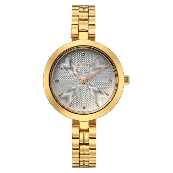 Titan, Women, Analog, Watch, Silver Dial, Stainless steel Strap, 2969YM01