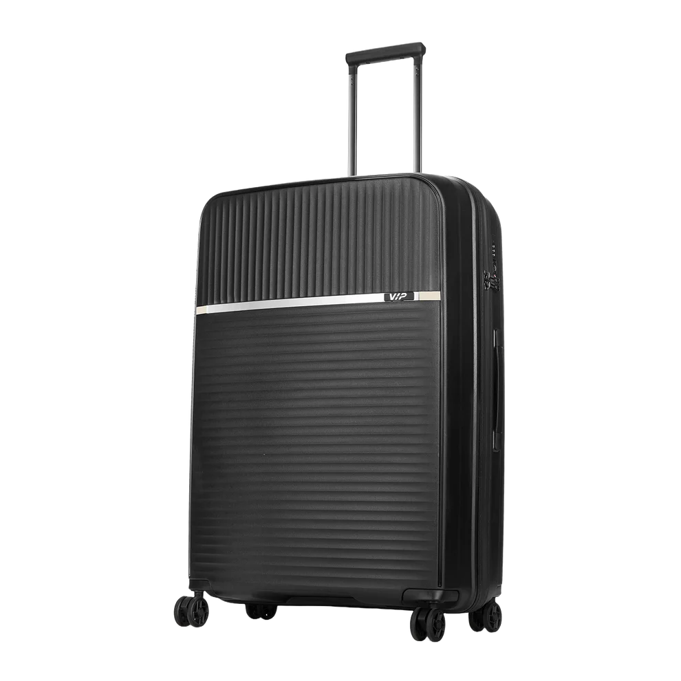 VIP Airtron 55cm Hard Case Hard Trolley 360° Jet Black, AIRTON55BLK