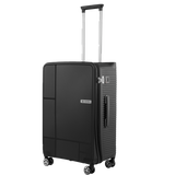 Carlton globetrotter 67cm 360° 8 Wheel Hard Top Trolley-Black, GLOBETROTTERT67BLK