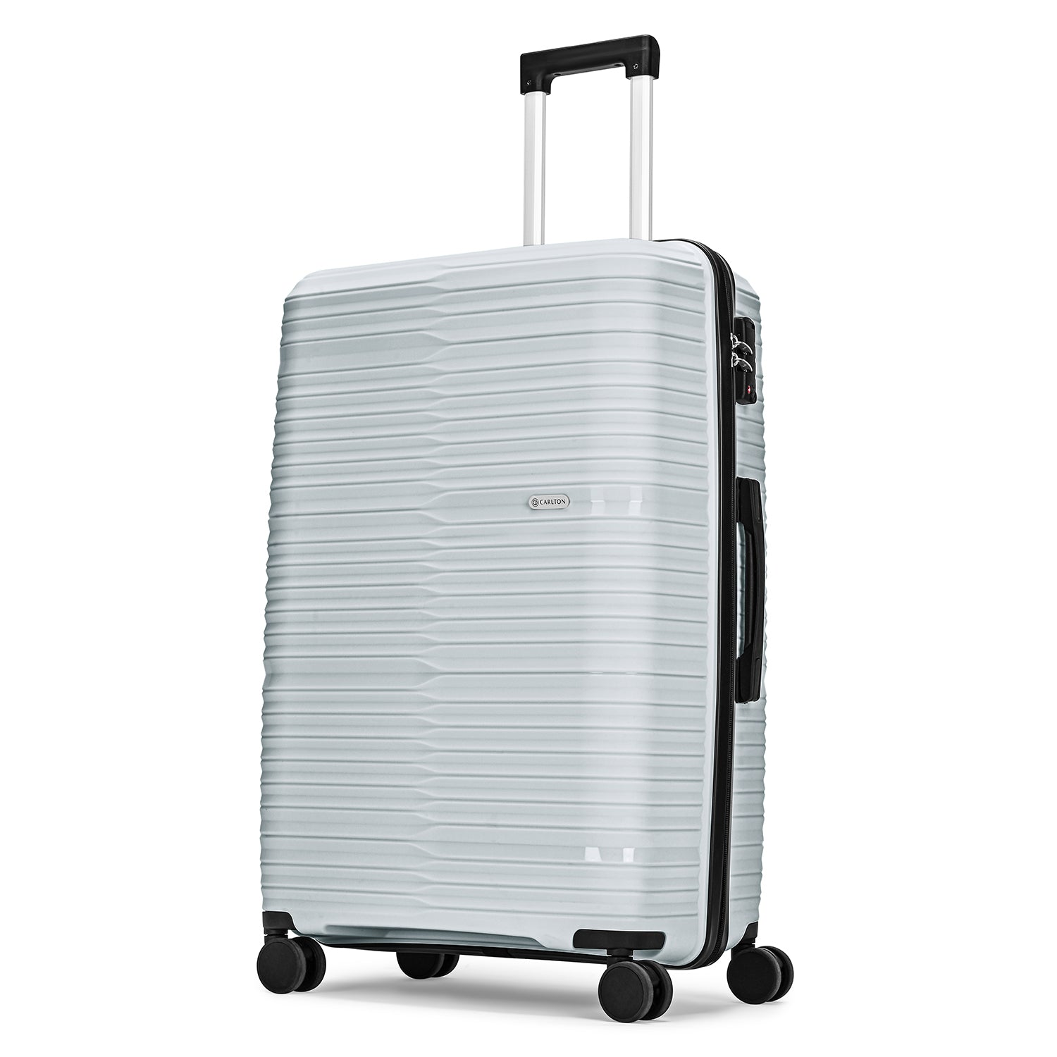 Carlton Alton 76cm 8 Wheel Hard Top Trolley-Grey, ALTON76GY