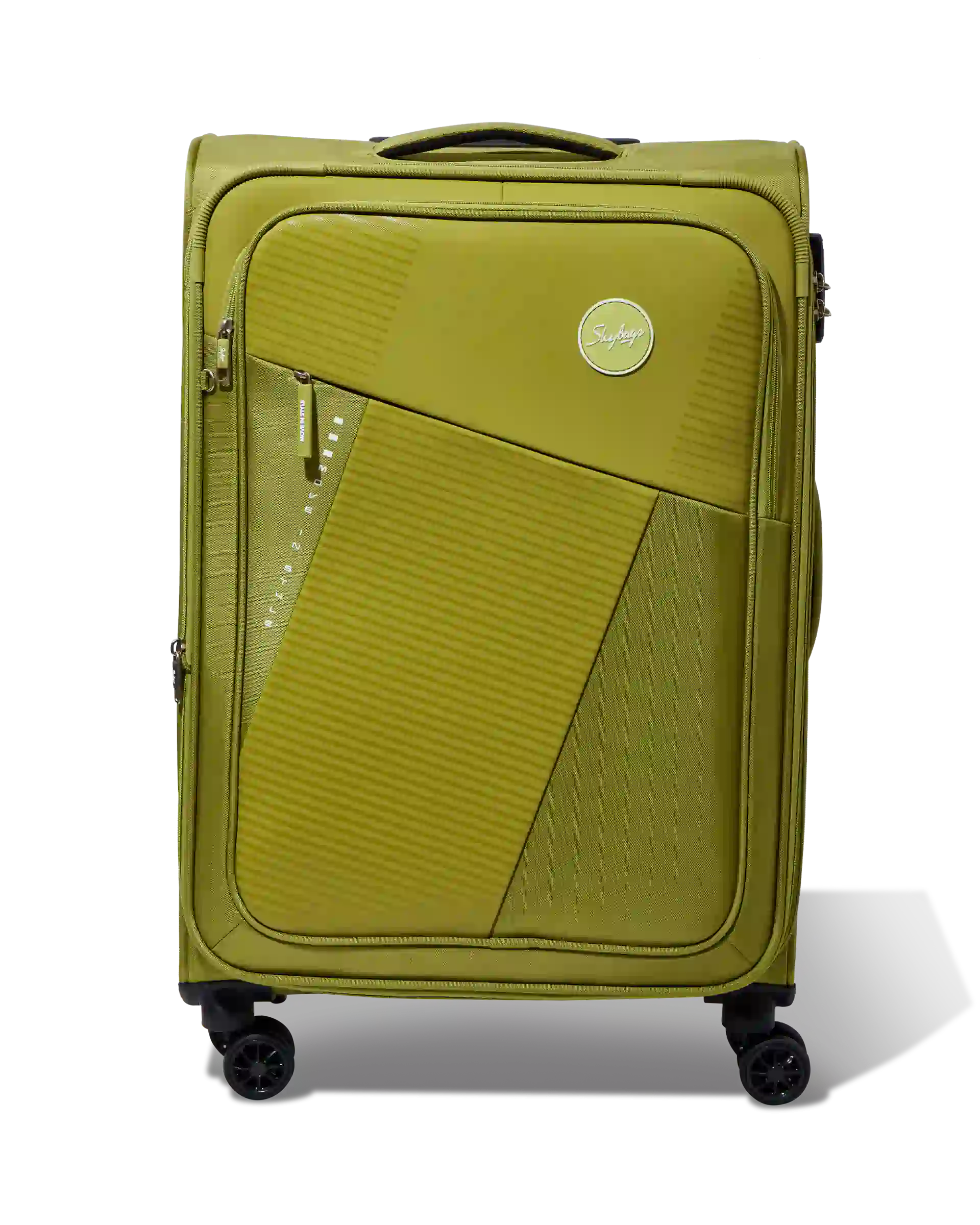 Skybags 71cm, Soft Case Trolley, Green, VAGABOND71GRN Medium cabin size luggage