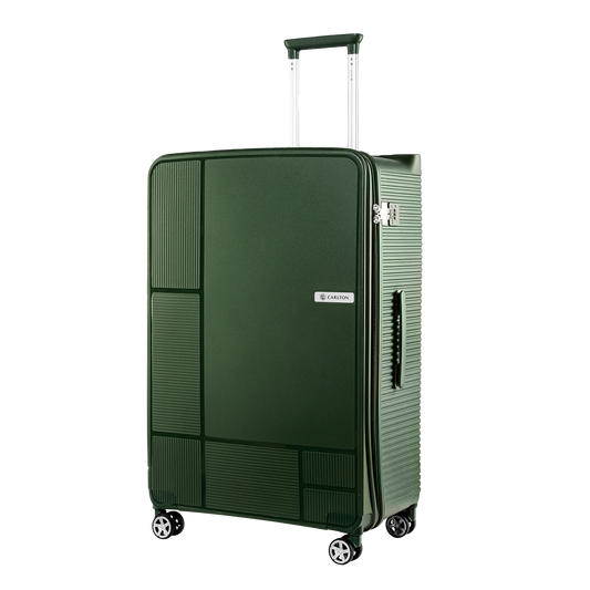 Carlton CA-GLOBETROTTER79GRN 55cm Green Hard Top Trolley