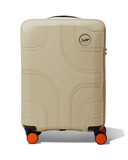 Skybags 55cm, 8 Wheel Hard Case Trolley, Sandy Beige, CUBISM55MJT Hard shell luggage