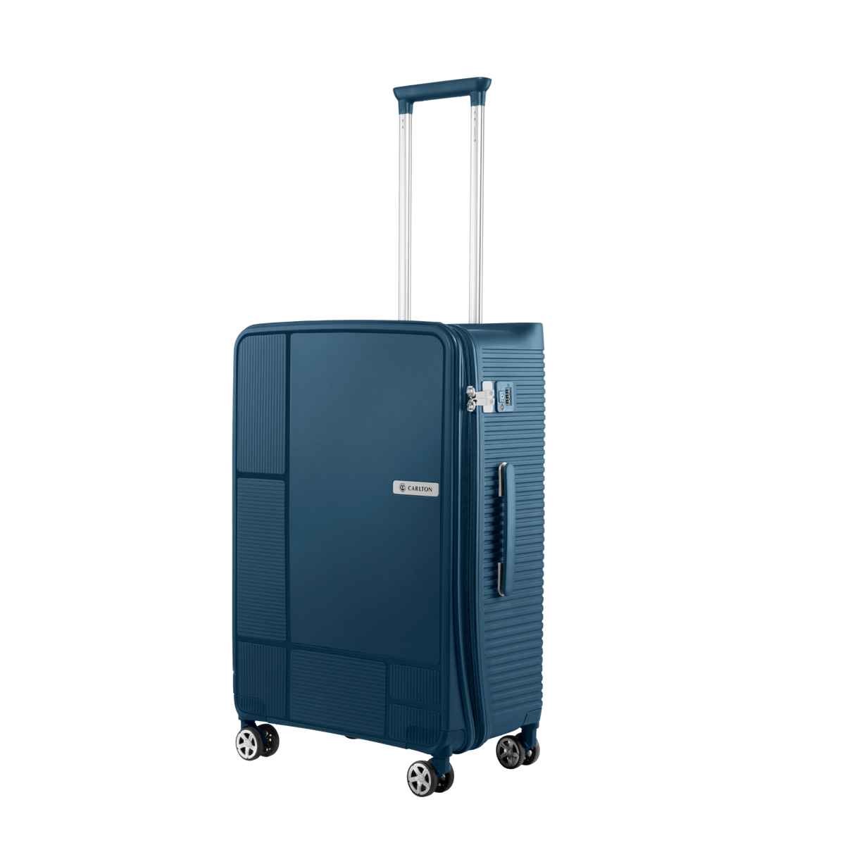 Carlton globetrotter 67cm 360° 8 Wheel Hard Top Trolley-Blue, GLOBETROTTERT67BLU