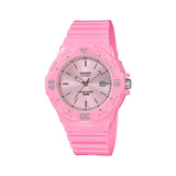 Casio Women's Watch Analog Pink Dial Pink Resin Strap, LRW-200H-4E4VDF