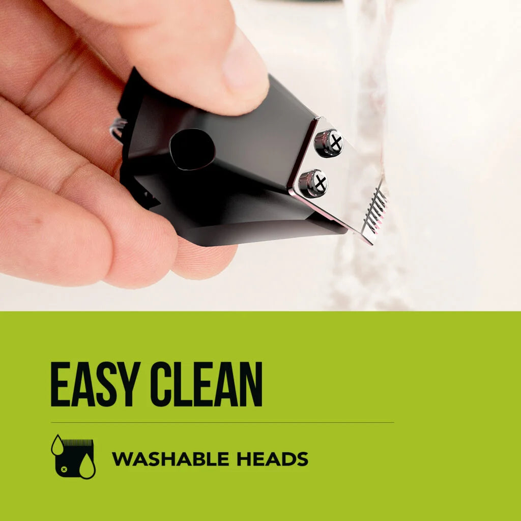 Wahl Elite 8 in 1 Multigroomer Trimmer, Full Body Trimming, Washable Blade Heads, Nose Trimming, Ear Hair Removal, 3026318