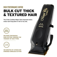 Wahl 5-Star Series Barber Combo,Magic Clip Clipper + Detailer Trimmer, 3025728